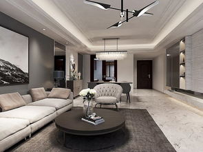 220平意式高級灰裝修設(shè)計(jì)效果圖