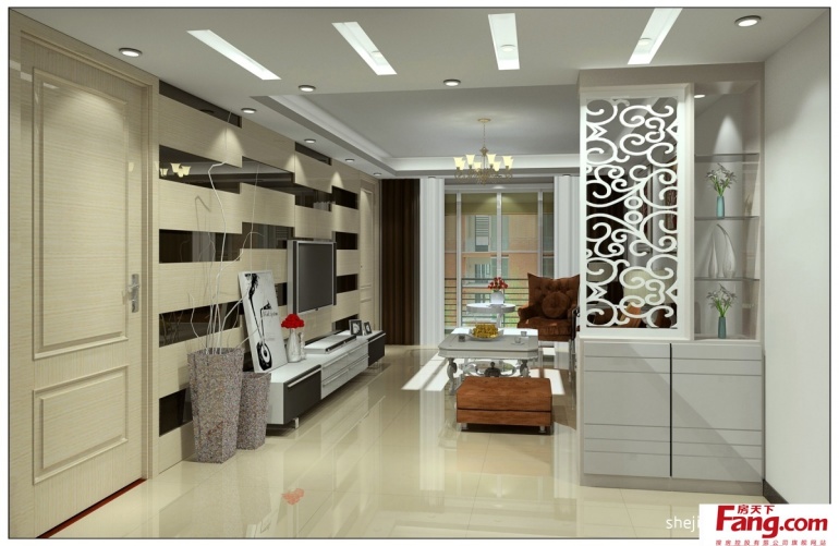 客廳玄關(guān)隔斷裝修設(shè)計(jì) 實(shí)用與美觀的完美融合